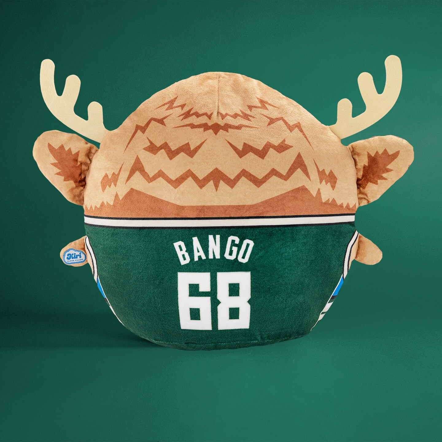 Sleep Squad Milwaukee Bucks Bango 12&#x22; Mascot Kiri Cloud Plushie