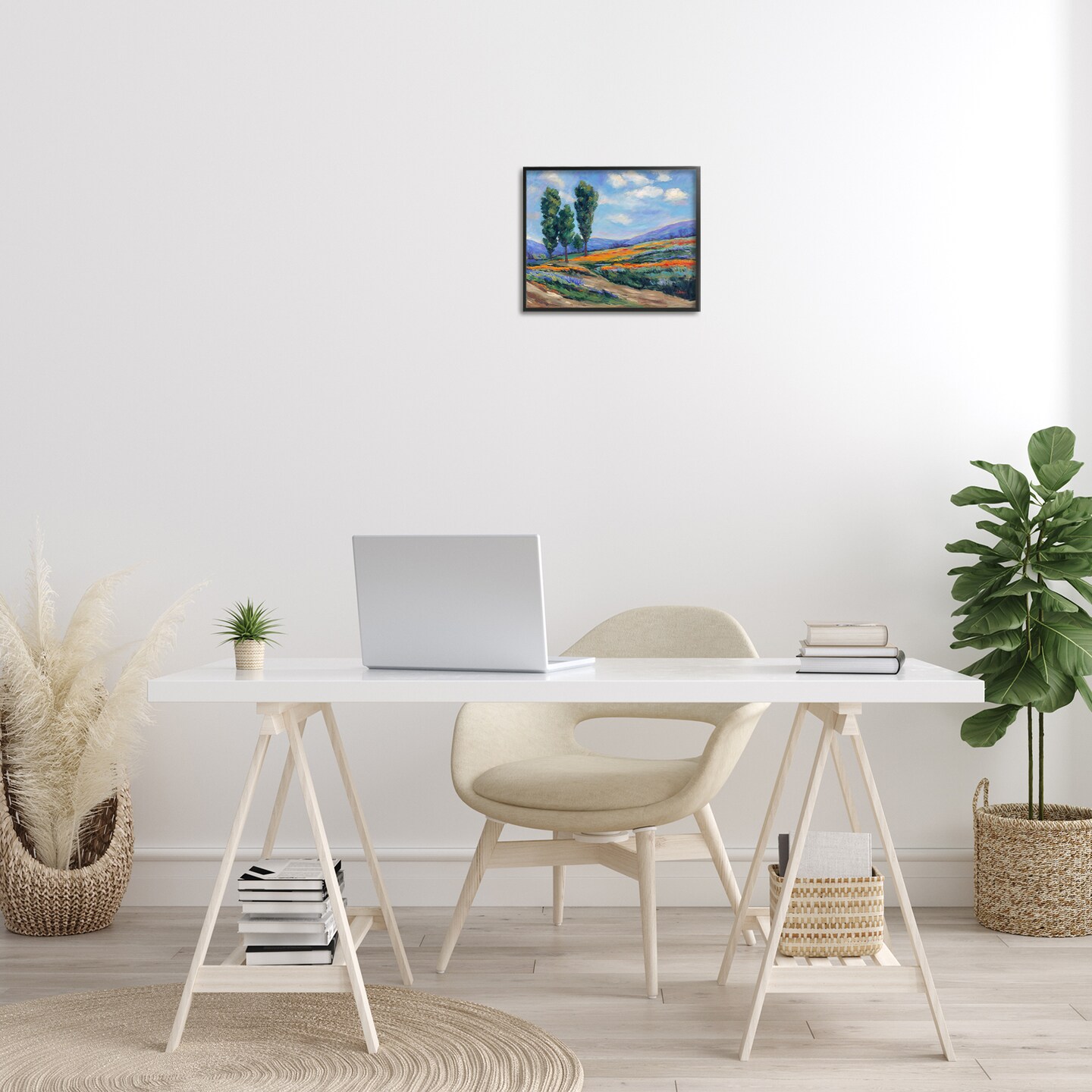 Stupell Industries Rolling Hills Traditional Landscape Framed Giclee Wall Art Design by Alexi Fine