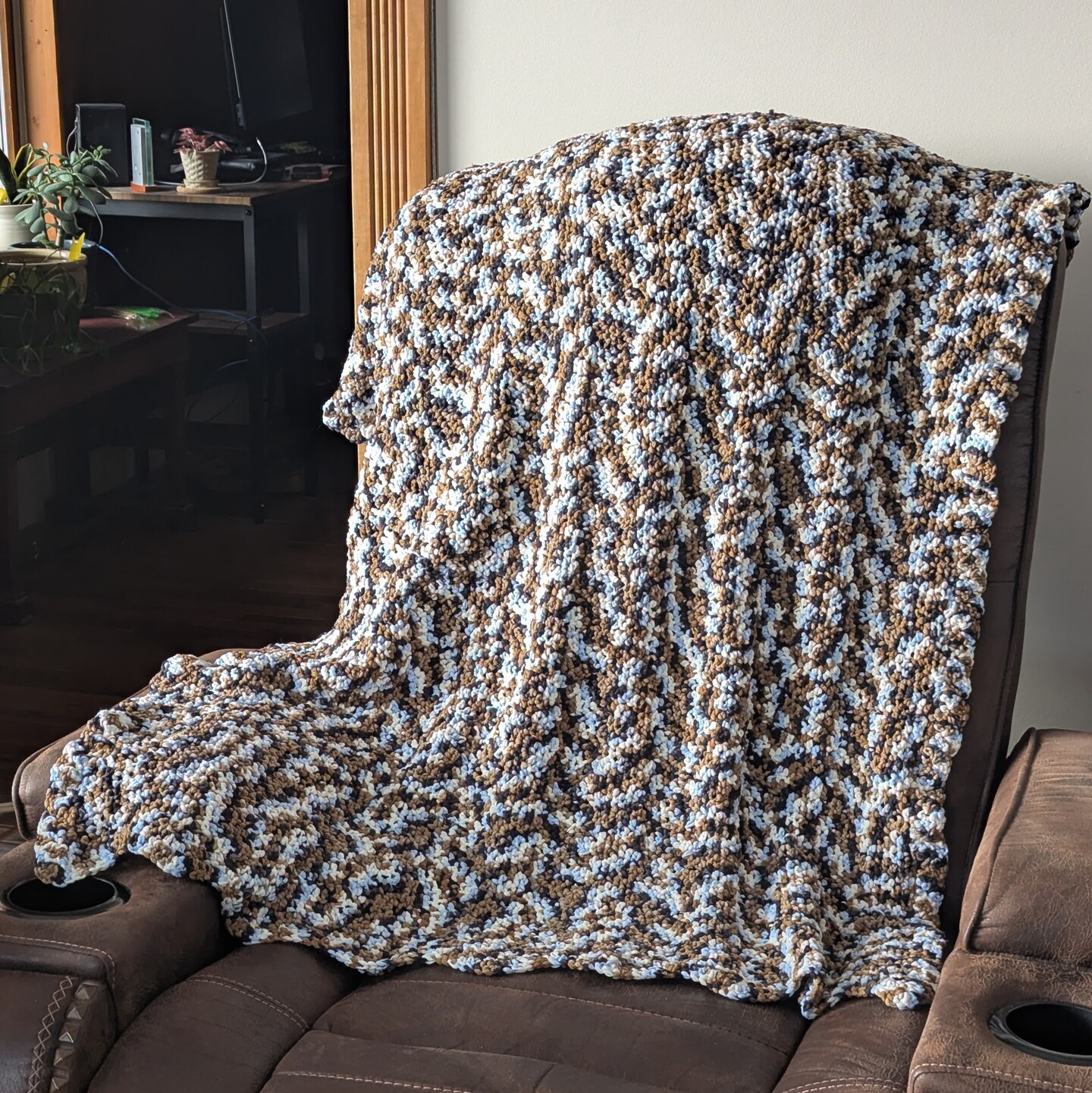 469762042944208.jpg?fit=inside  Hand made beautiful, warm afghan blanket. NEW main image 0