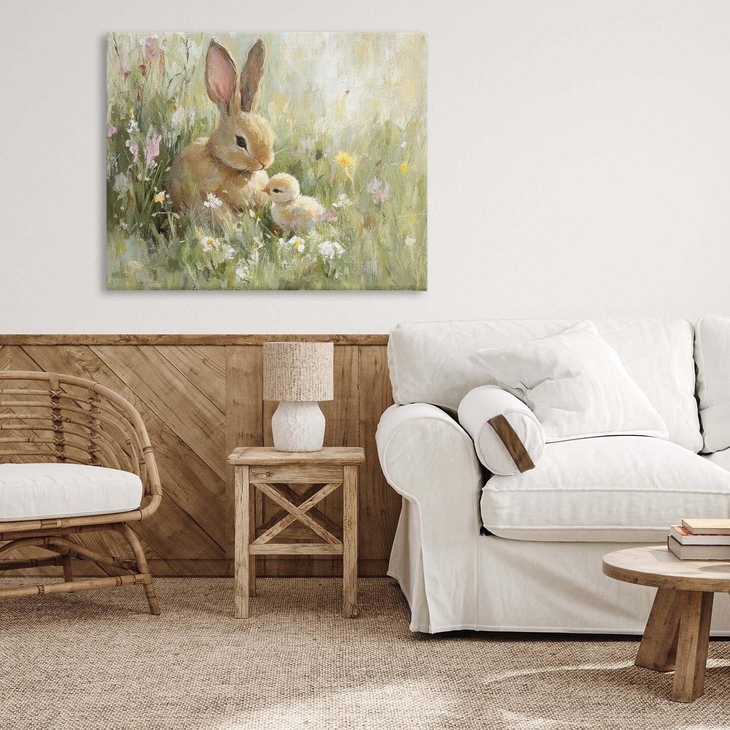 Stupell Industries Sun Bathed Easter Babies Canvas, design by Petal Prints Design