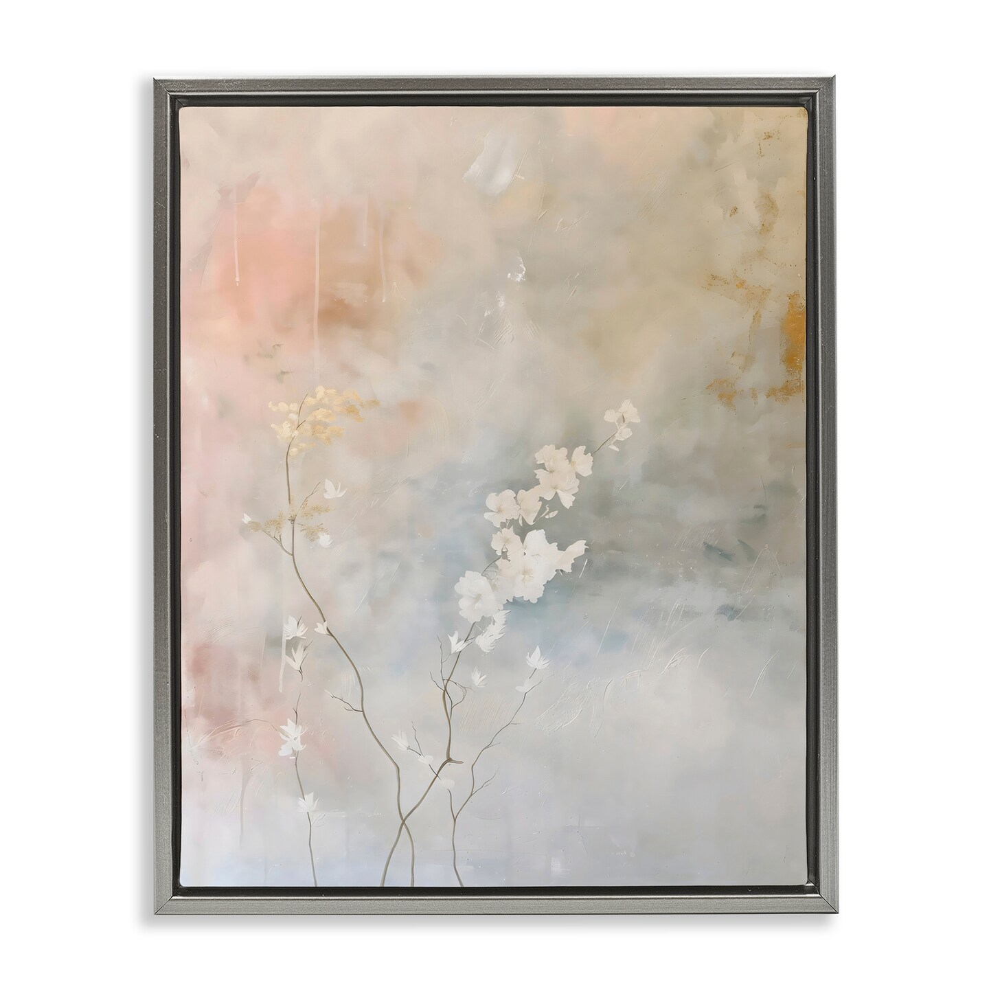 Stupell Industries Pastel Blossom Abstract Floral Floating Frame, design by Creative Studio
