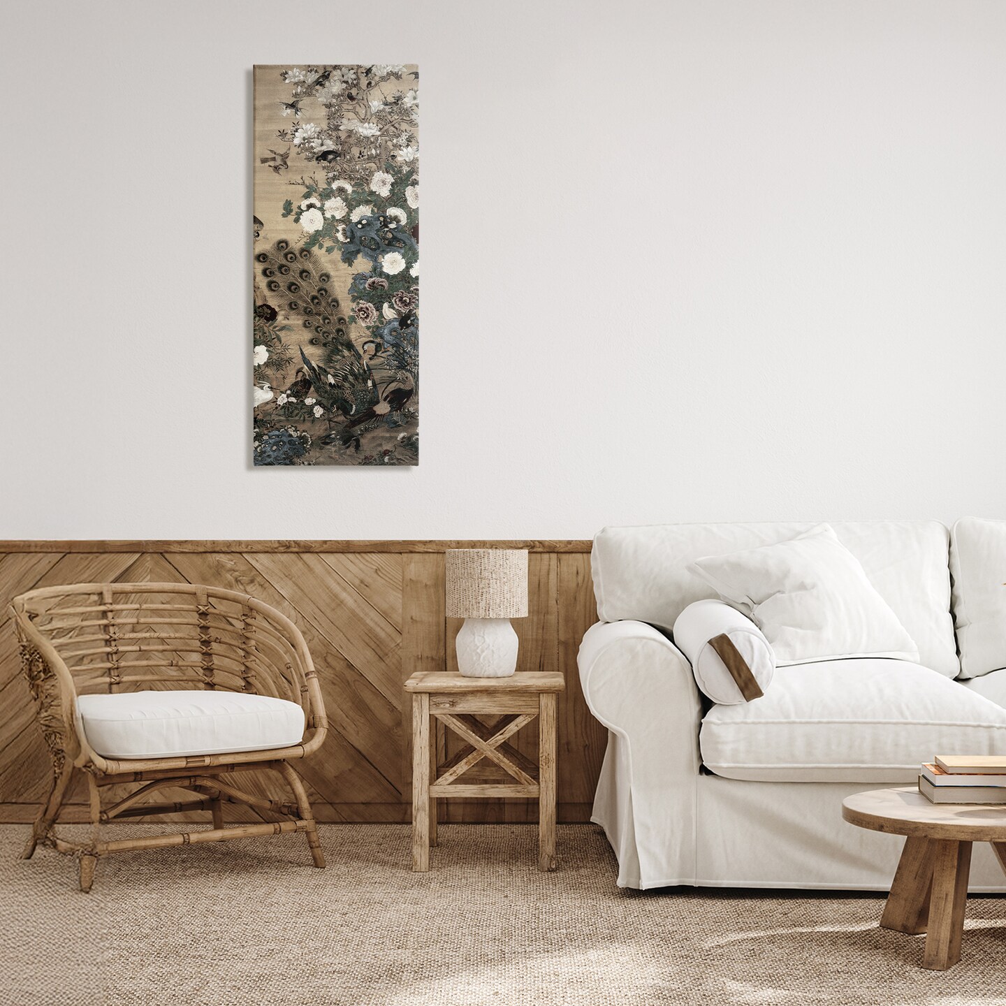 Stupell Industries Ornate Silk And Moonlight Canvas, design by Vintage Hustle