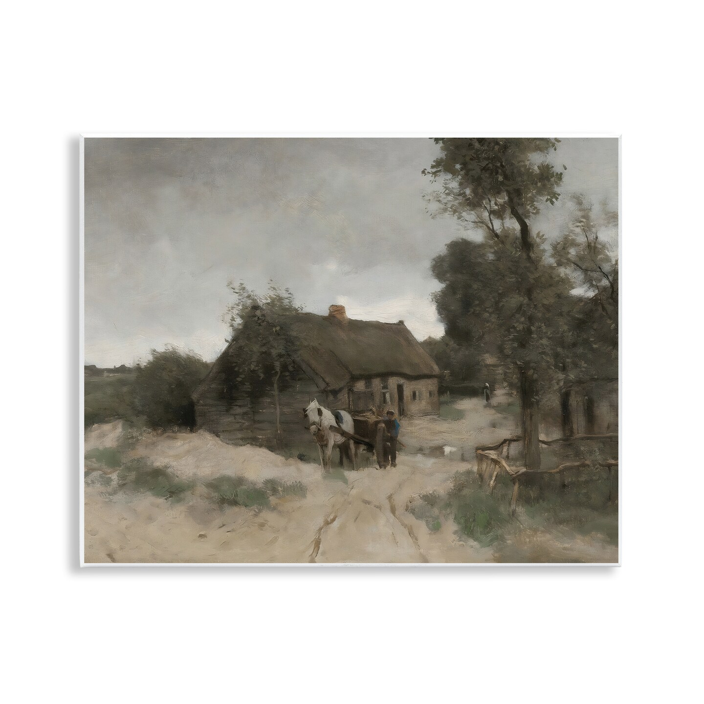 Stupell Industries Vintage Farmhouse Rustic Cottage Wall Plaque, design by Riley B