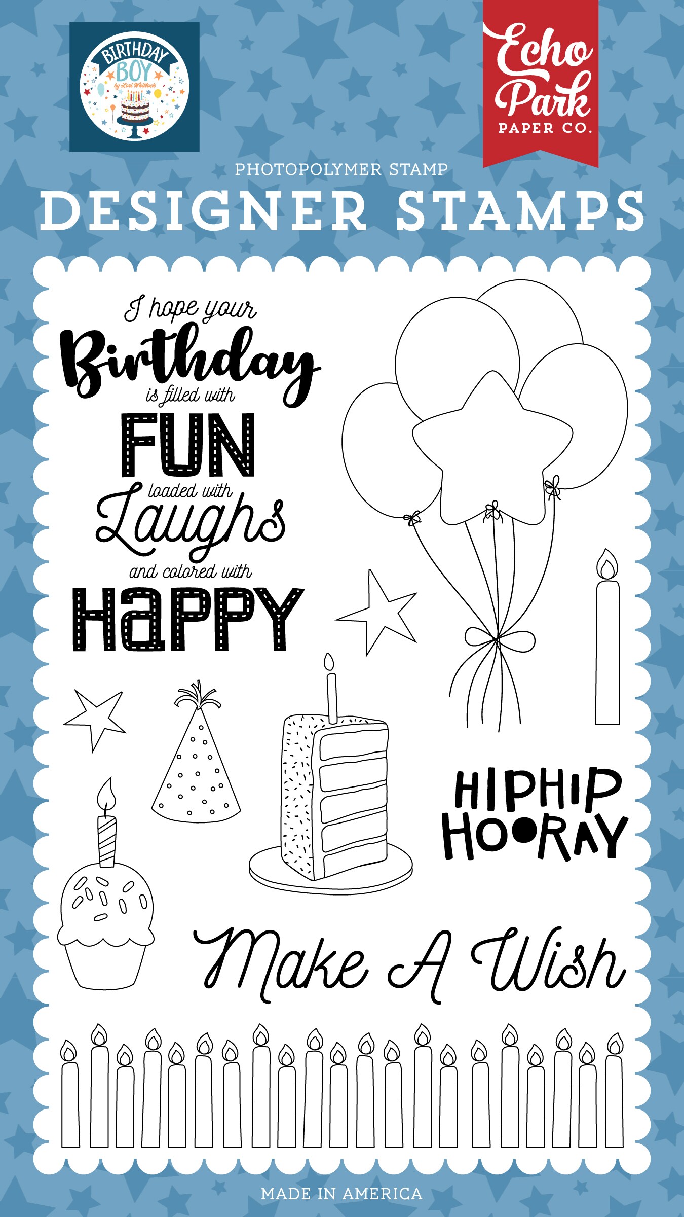 Birthday Boy: Birthday Fun Stamp Set | Michaels