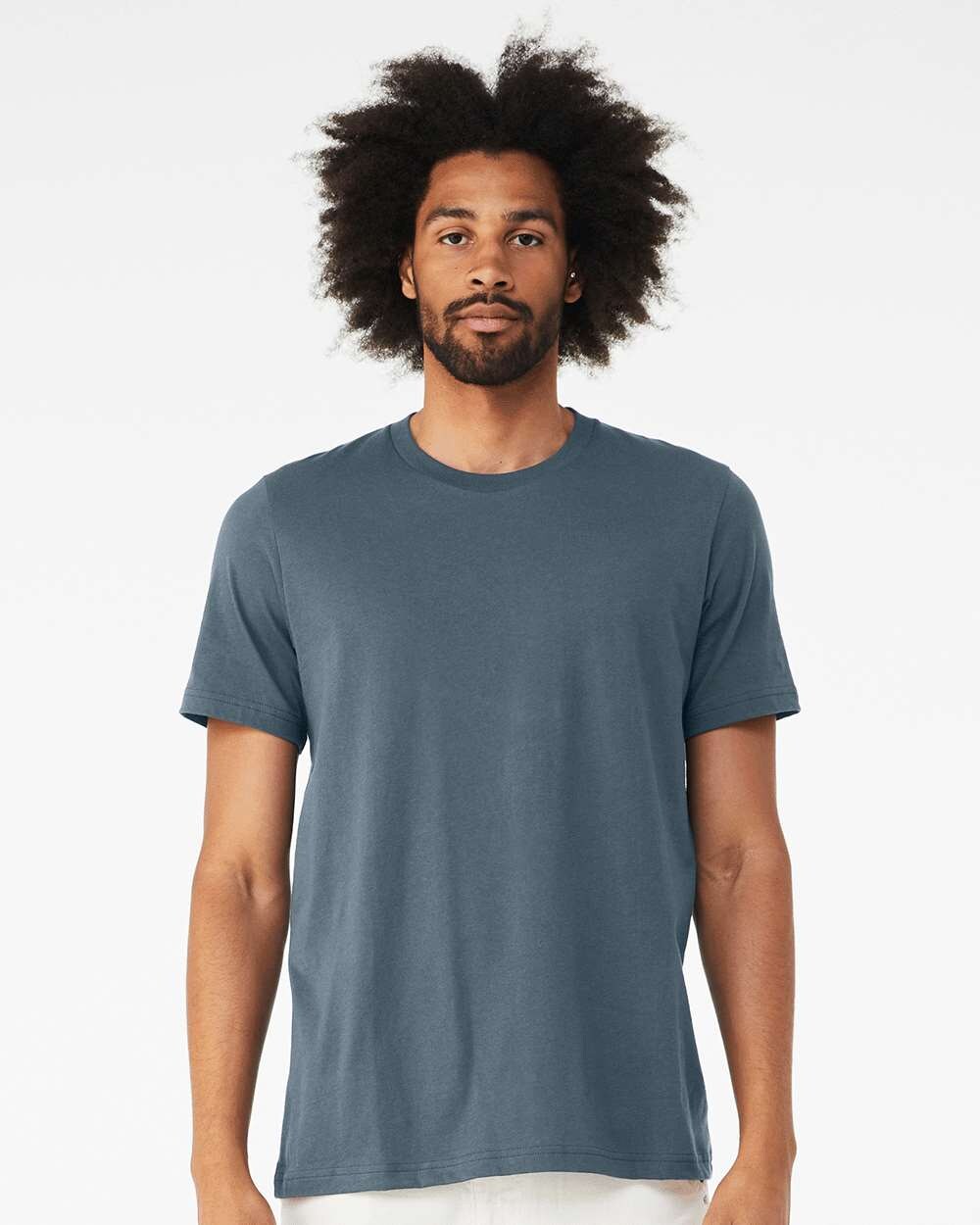 BELLA+CANVAS Short Sleeve Crewneck Jersey Tee for Everyday Wear, Casual Style & Custom Printing Unisex Cotton Shirt