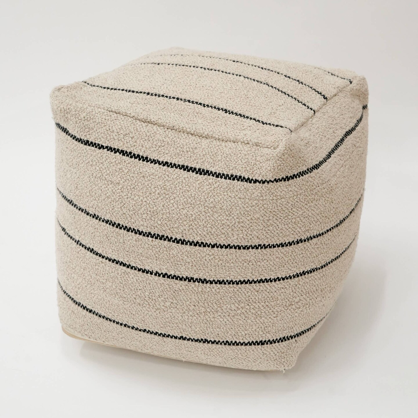 Artisan Weave Pouf 18&#x22;x18&#x22; - Decorative Pouf for Living Room, Bedroom, &#x26; Home Decor