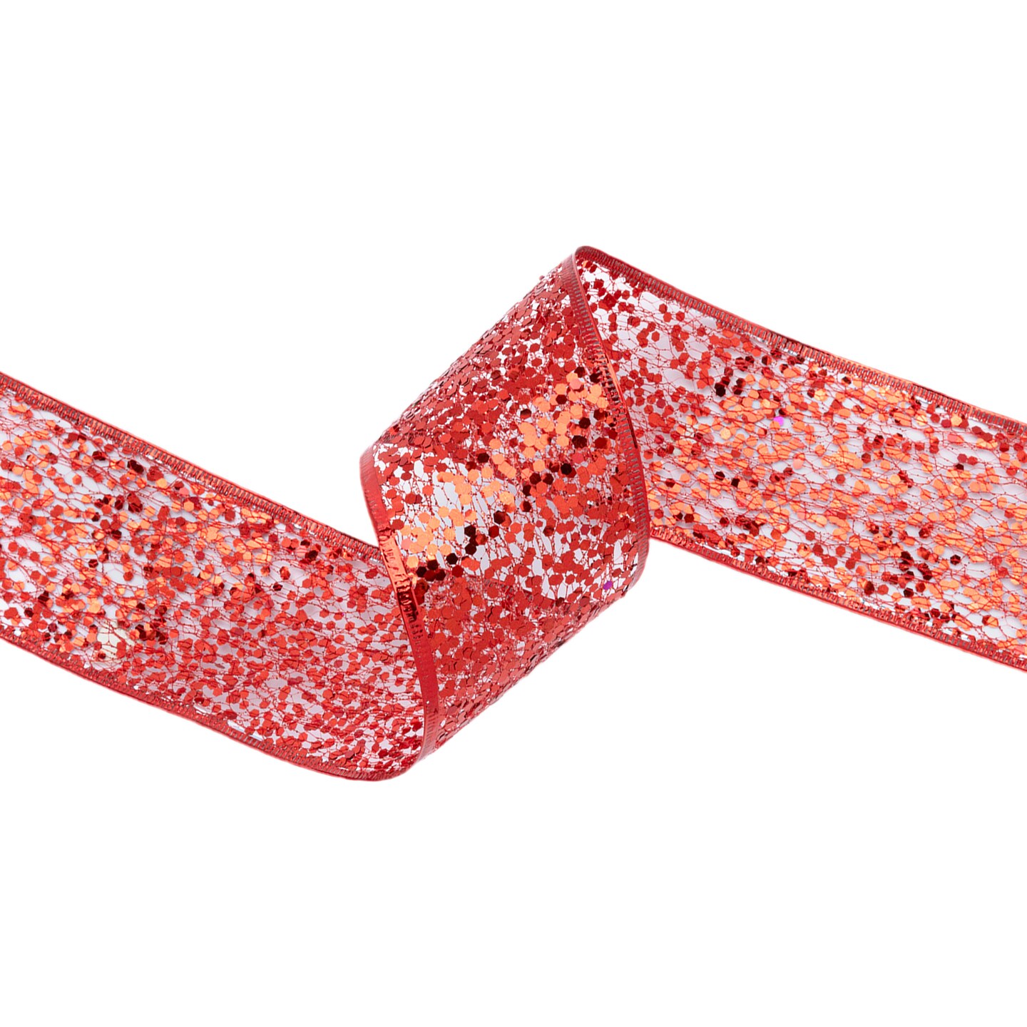 LaRibbons 4&#x22;- 2 1/2&#x22; Sequin Wired Ribbon | 10 Yard Roll