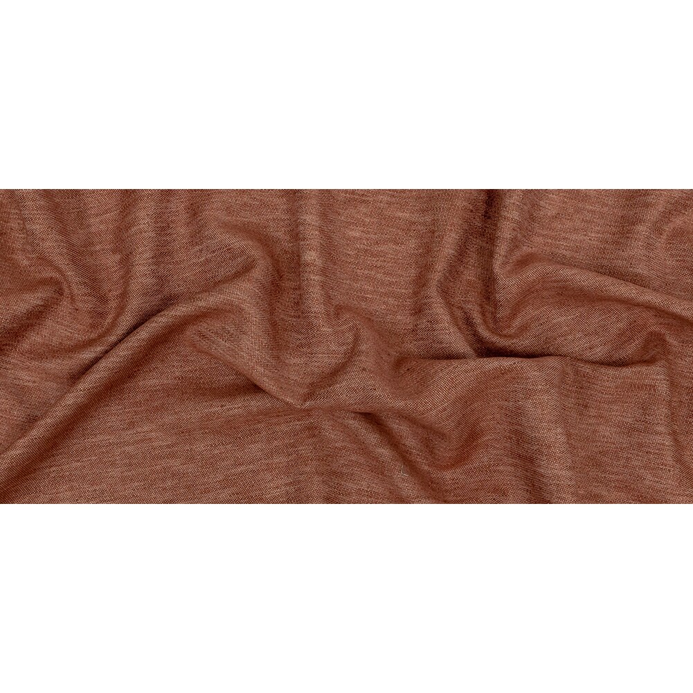 1 Yard Heathered Cinnamon Cotton Tencel Linen Blended Woven Fabric