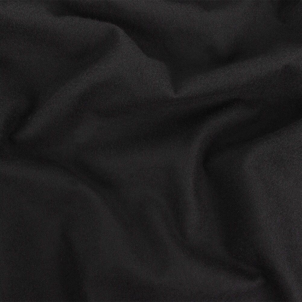 1 Yard Black Cotton Brushed Twill Lining