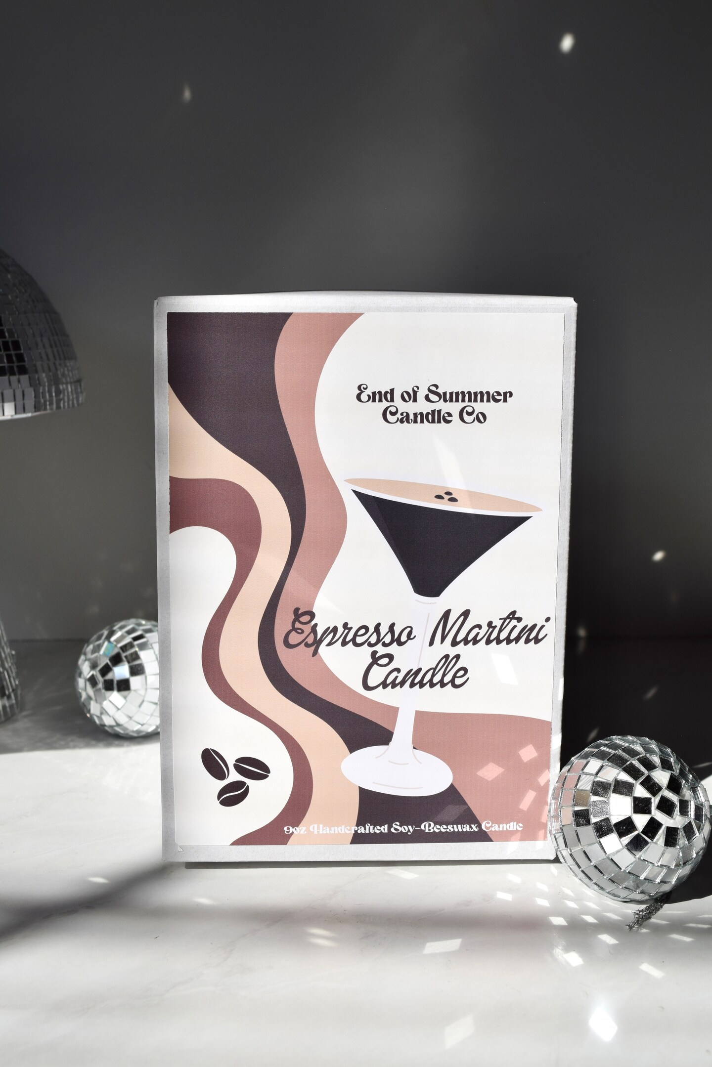 Espresso Martini Soy Candle - Bar Cart Decor - Coffee Candle - Cocktail Candle product 3
