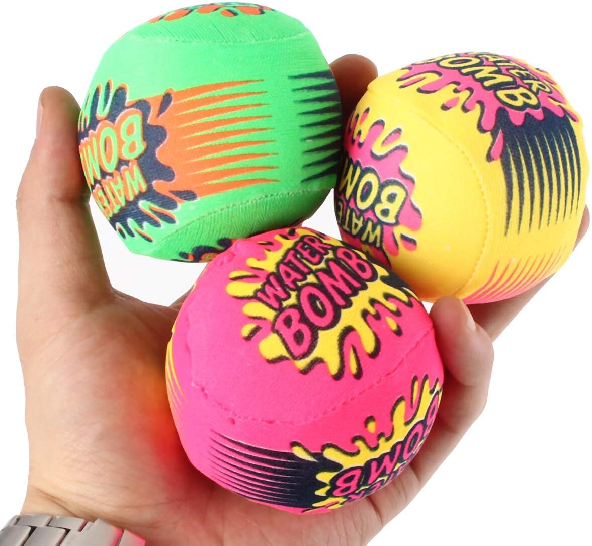 Water Ball Bomb Weight Fabric Covered Foam Water Toy