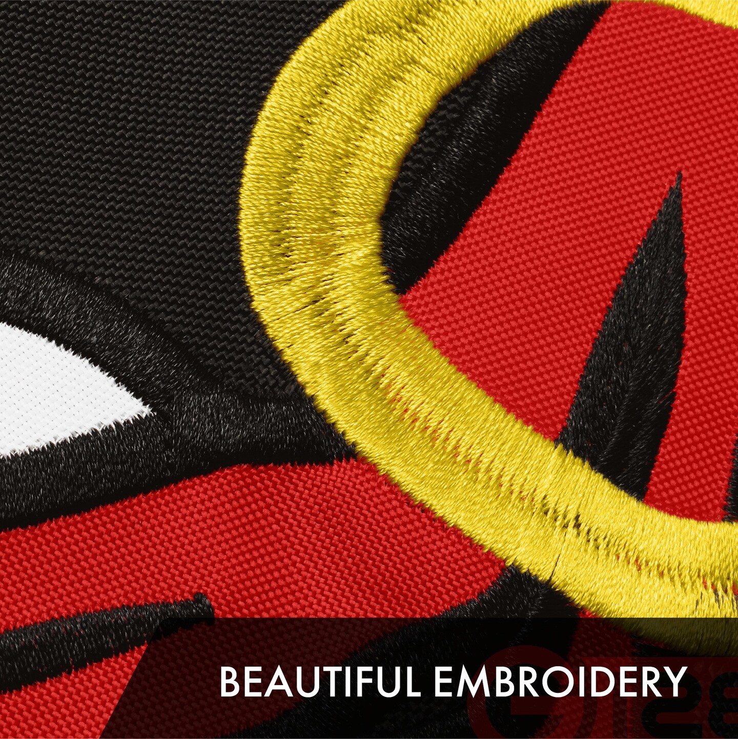 G128 3 Pack: Pirate Jolly Roger Red Head Scarf Flag | 3x5 Ft | ToughWeave Series Embroidered 300D Polyester | Novelty Flag, Embroidered Design, Indoor/Outdoor, Brass Grommets