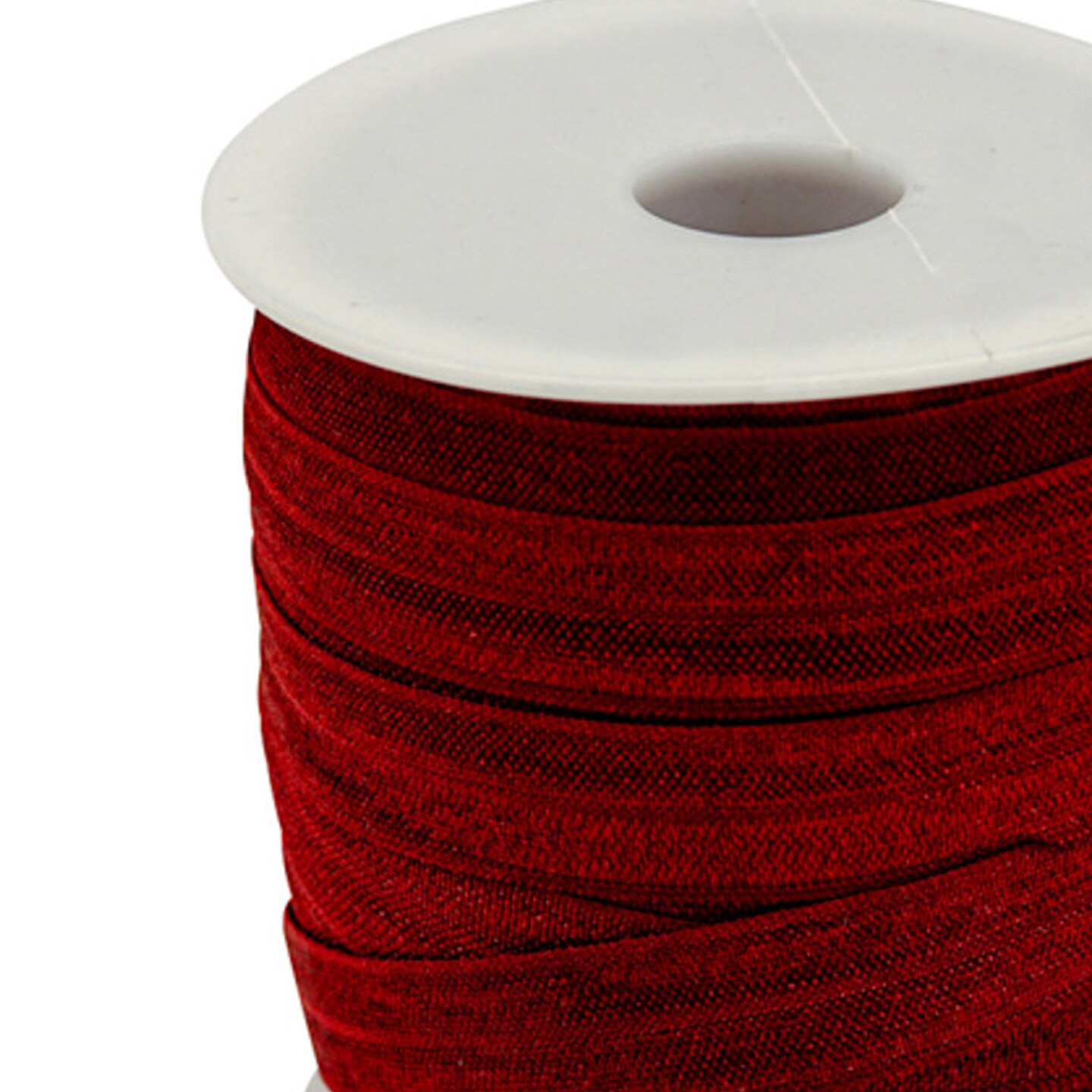 5/8 x 50 Yards Burgundy Fold Over Elastic Sewing Trim