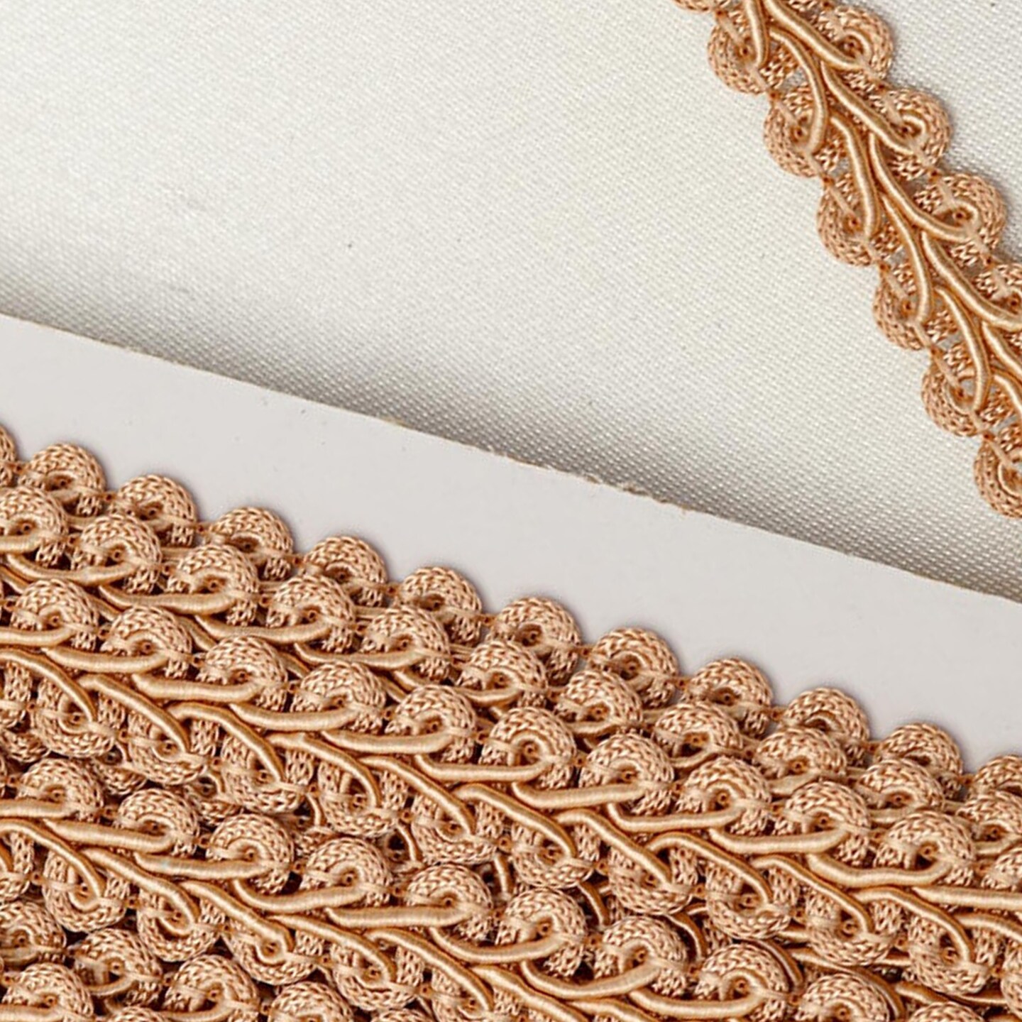1/2&#x22; x 15 Yards Tan Gimp Braid 5 Packs Gimp Braid Trim