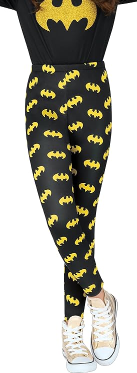Rubies Batgirl Children&#x27;s Leggings Girls Halloween Accessory- 6+