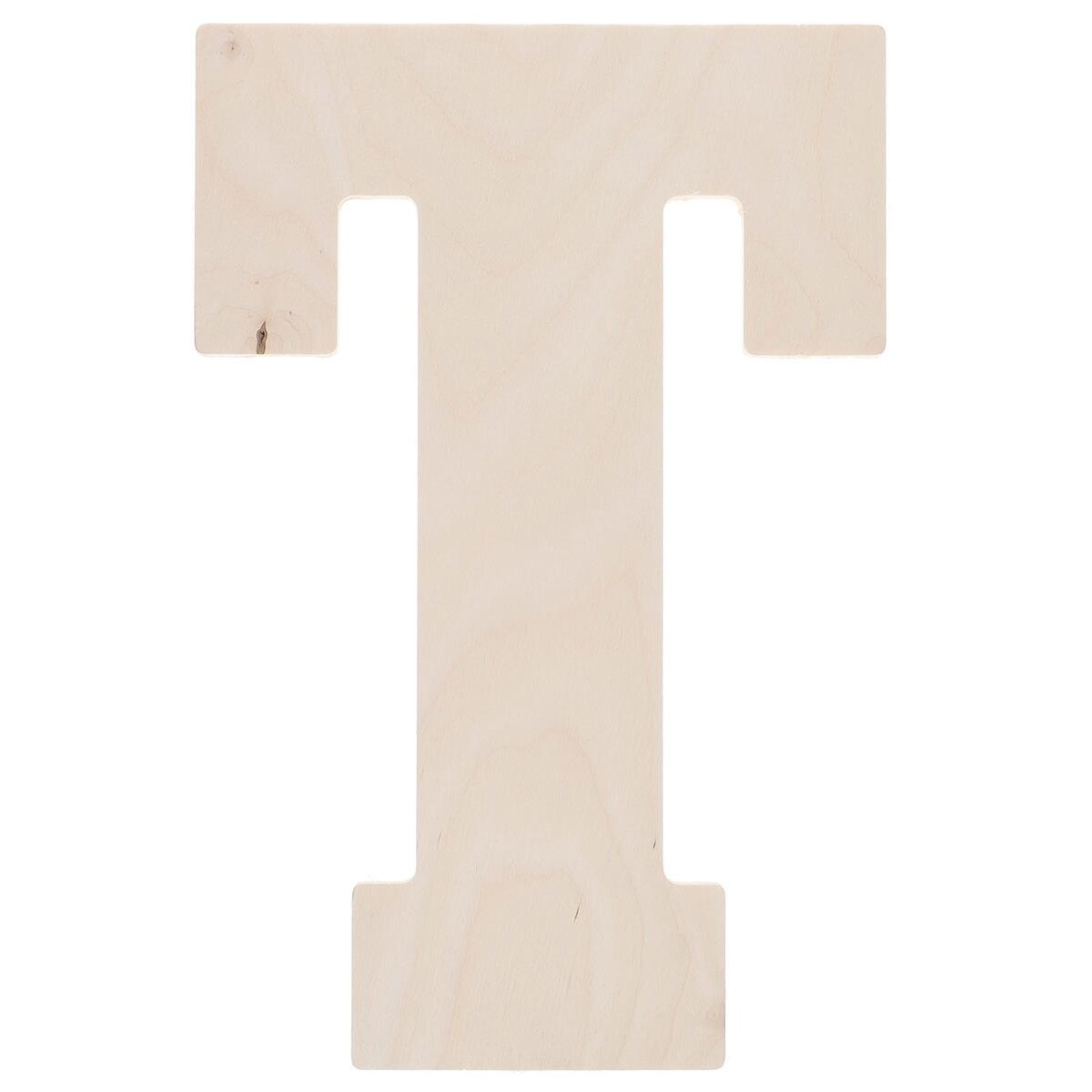 Good Wood By Leisure Arts Letter 13&#x22; T, Wooden Letters, Wood Letters, Wooden Letters Wall Decor, Large Letters 13 Inch, Small For Crafts
