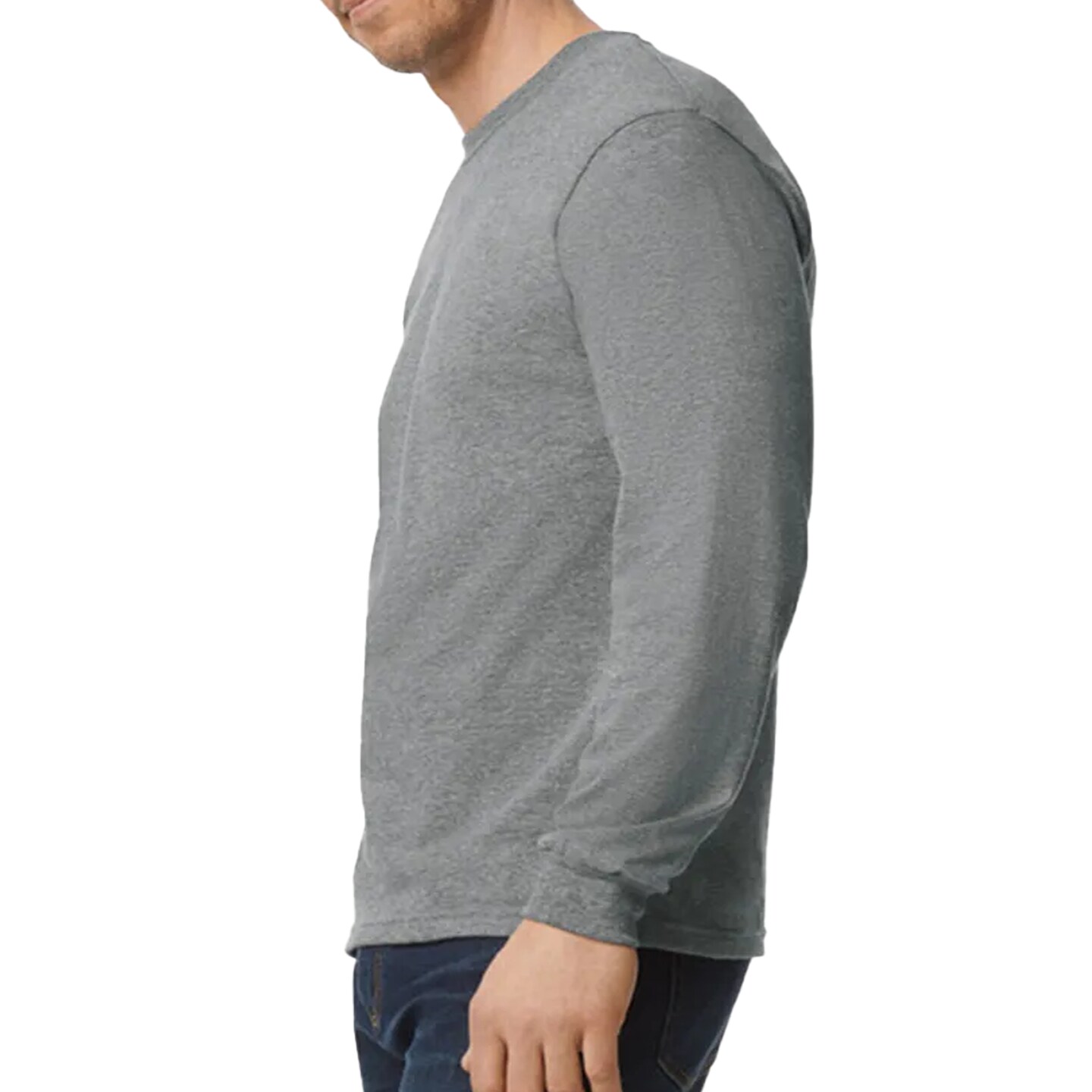 Gildan Hammer Long Sleeve Adult Crewneck Tee Mix Color T-Shirt