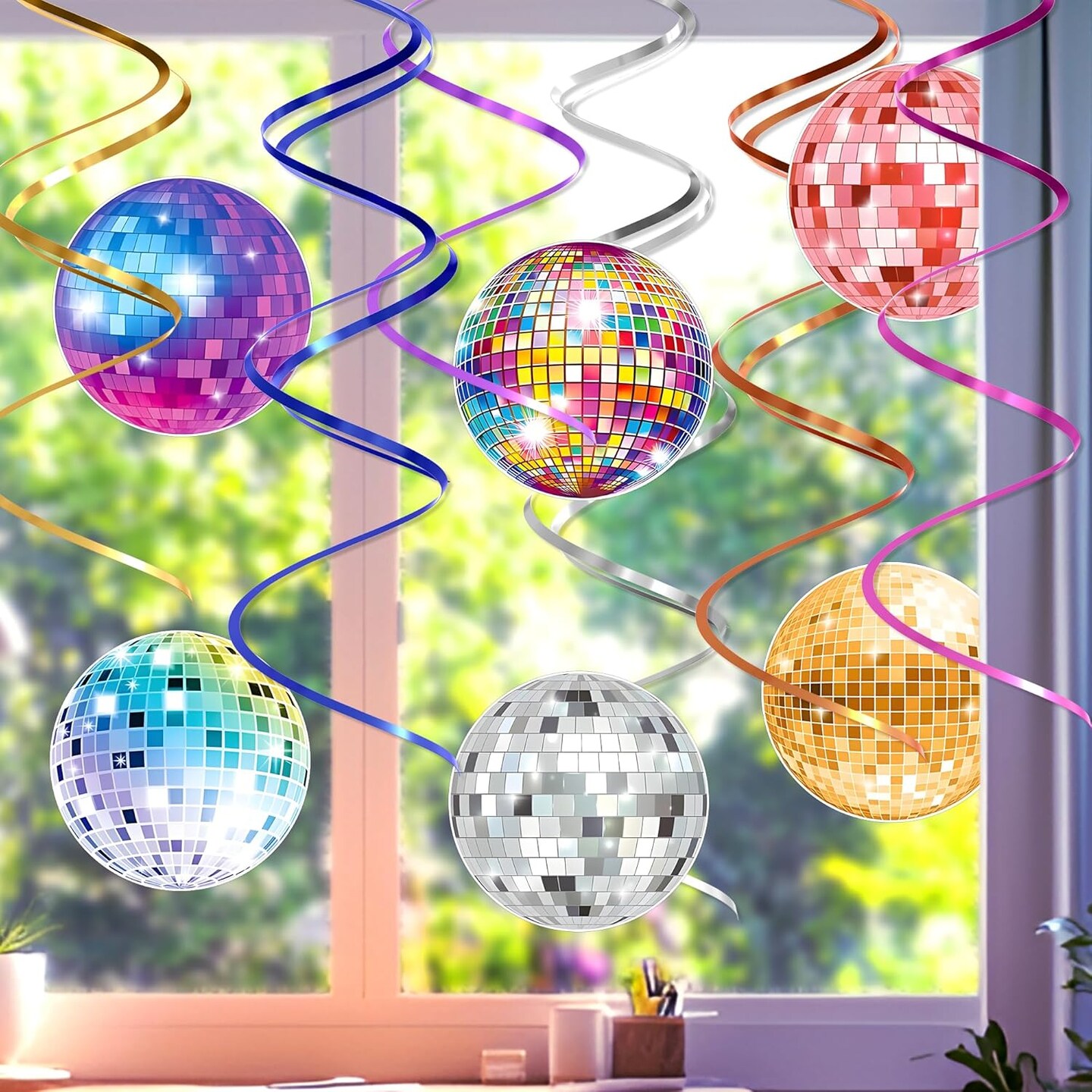 39PCS Disco Ball Party Decorations