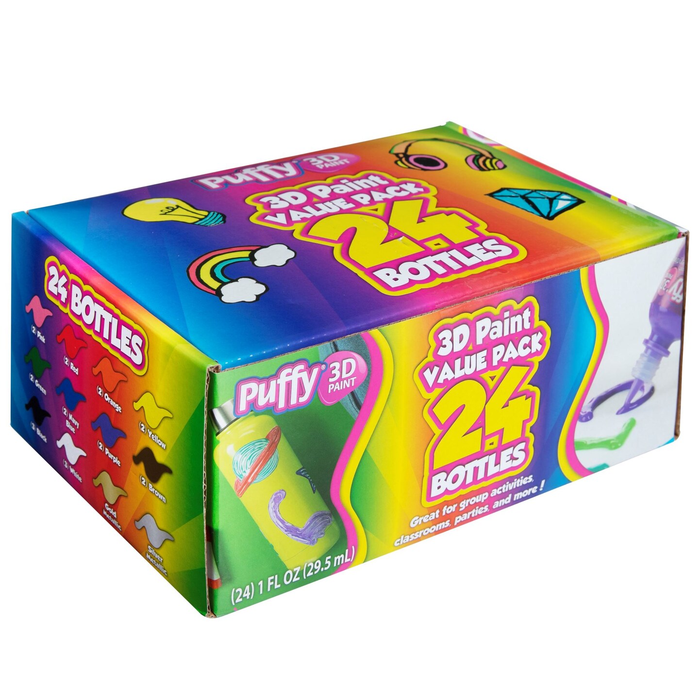 Puffy 3D Paint Value 24 Pack