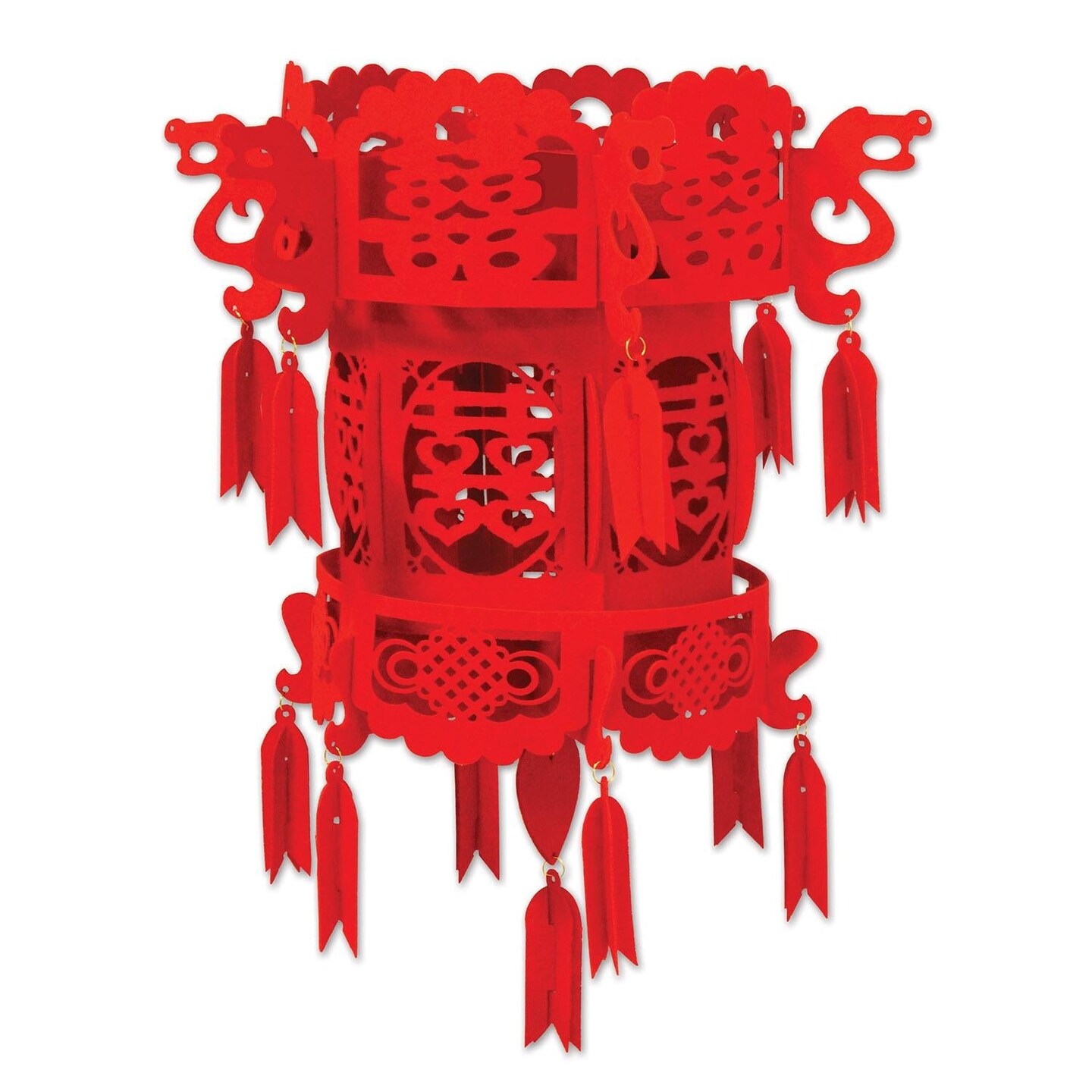 12 Pack Beistle Felt Chinese Palace Lantern