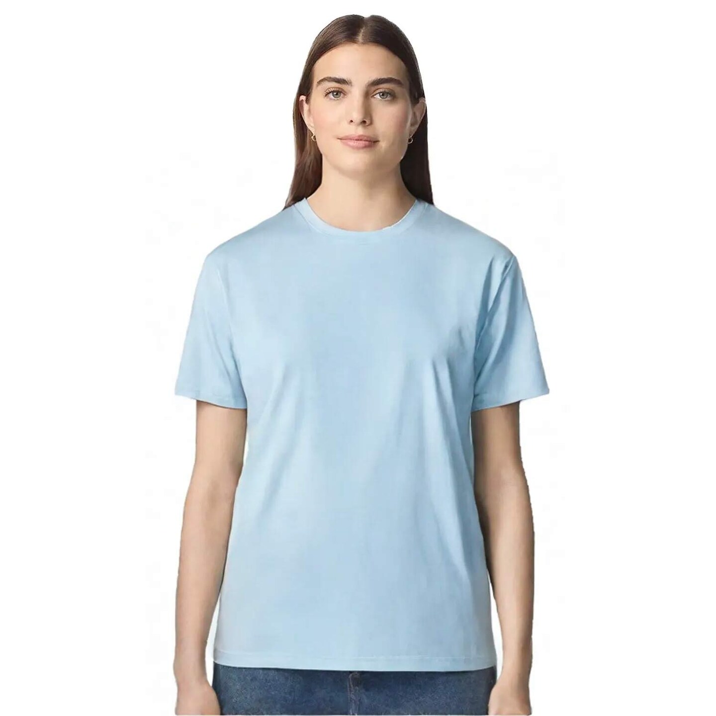 Soft Adult Comfortable Crewneck Short Sleeve T-Shirt for Everyday Wear & Custom Printing Tee