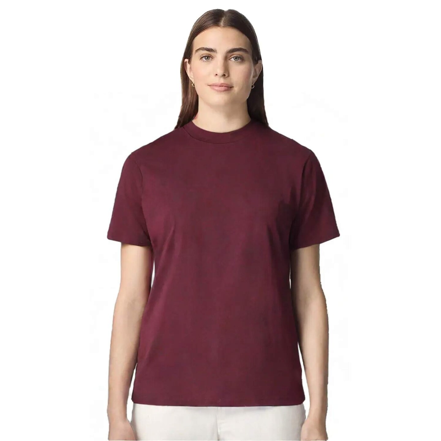 Soft Adult Comfortable Crewneck Short Sleeve T-Shirt for Everyday Wear & Custom Printing Tee
