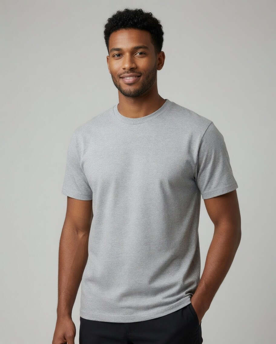 Gildan Men’s Crewneck Short Sleeve T-Shirt for Custom printing & Layering Comfort Cotton Tee