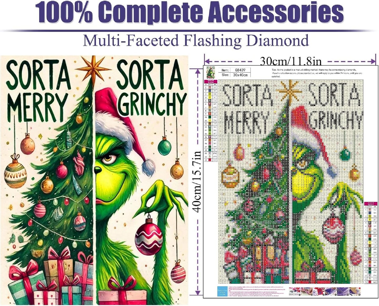 12x16Inch - Christmas 5D Diamond Painting Kits for Adults(Christmas)