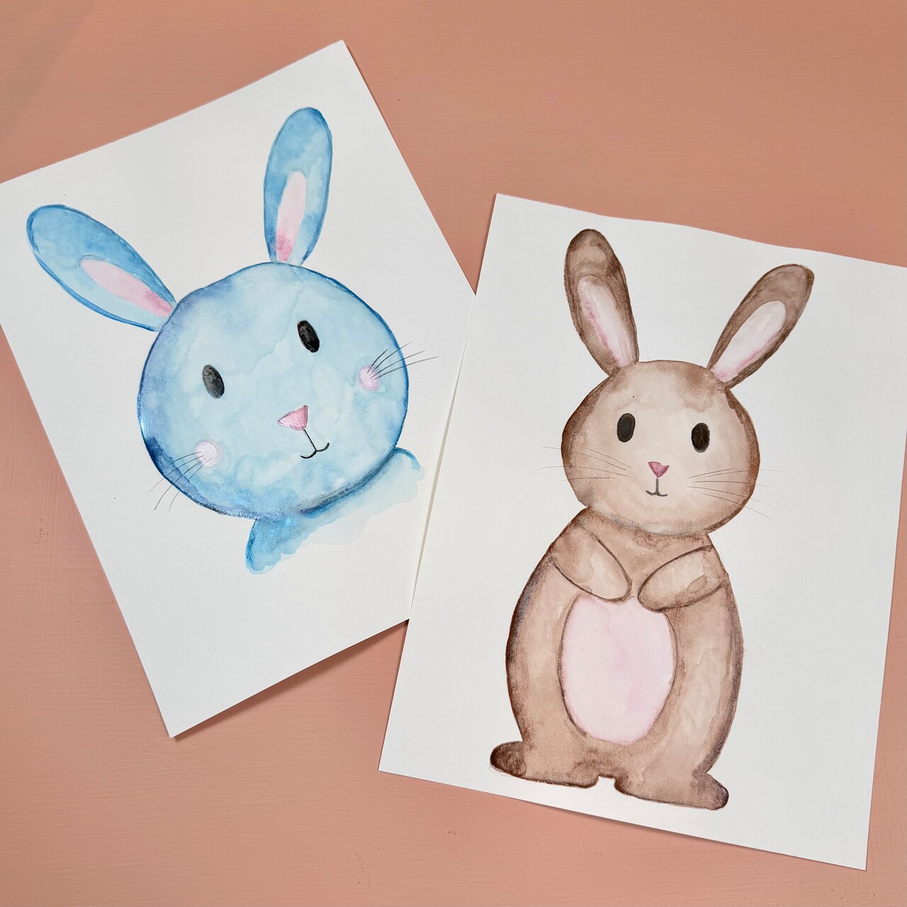 Kids Club: Watercolor Bunny Paintings