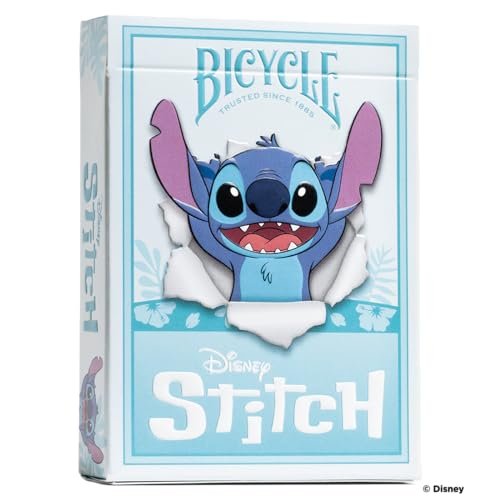Bicycle Disney Stitch Inspired Playing Cards, Poker Size Standard Index