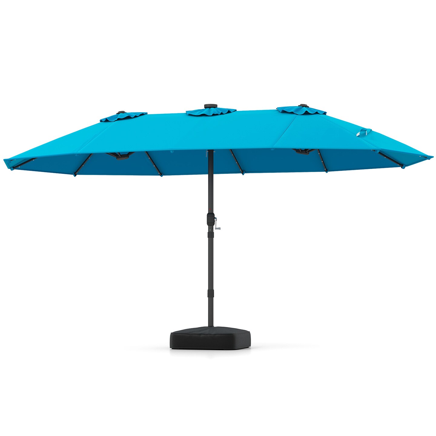 best 15 ft patio umbrella PHI VILLA 15ft Large Outdoor with Base Included, Navy Blue providing ample shade for your outdoor furniture or dining set SUPERJARE 15ft Large Patio Umbrella