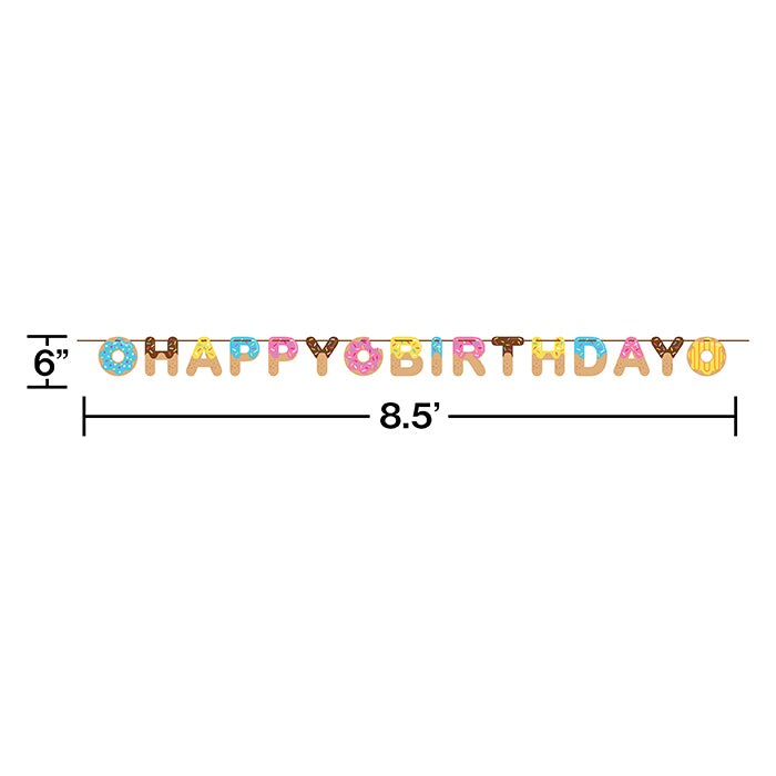 Donut Time Ribbon Banner