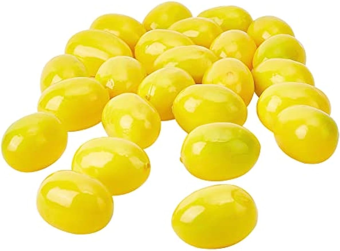 20-Piece Mini Artificial Lemons – Realistic Faux Fruit for Home, Kitchen, Party Décor, Crafts, Photography Props, and Gifts (3–6 CM)