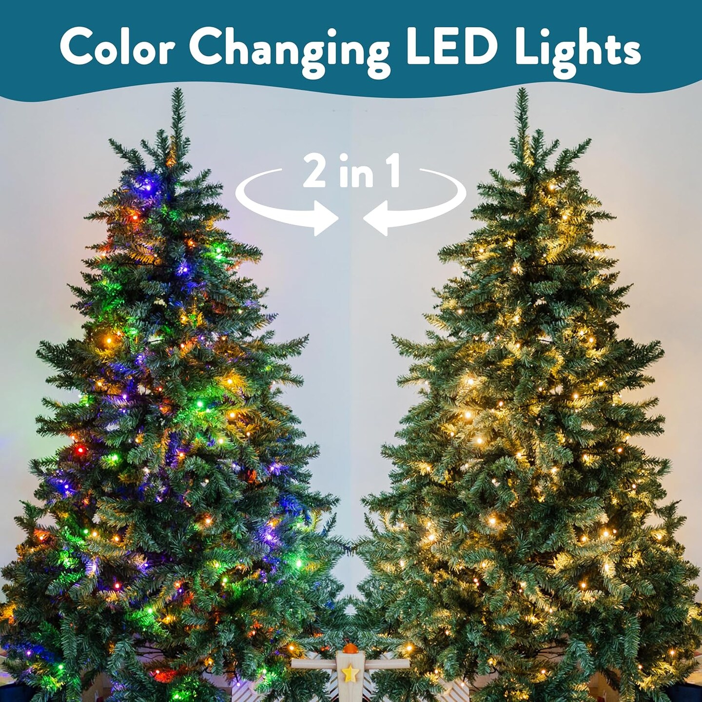 Color Changing Christmas Lights LED, 328ft 1000 LED Color Changing Christmas Lights with Remote, Color Changing Fairy Lights, Color Changing Outdoor String Lights, Outdoor LED Lights