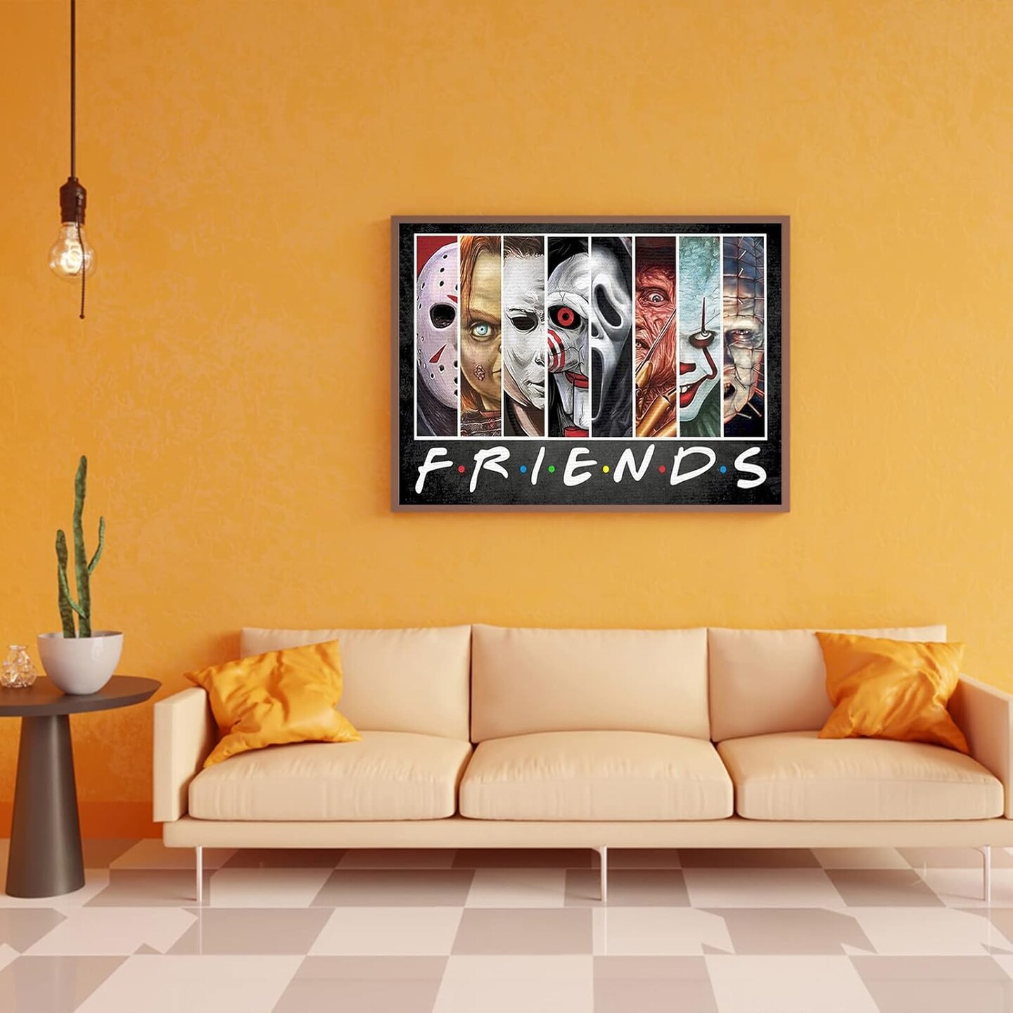 Halloween 5D Diamond Painting Kit for Adults & Kids – Full Drill DIY Diamond Dots Craft, Beginner-Friendly Gem Art for Home Wall Decor, 13.8"x21.7"