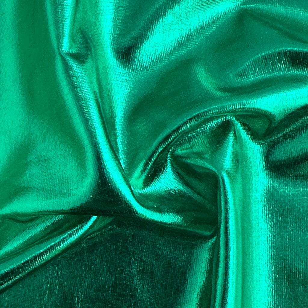 1 Yard Stretch Foil Polyester Spandex Fabric for Dancewear Cosplay Costumes Apparel 58/60" Width