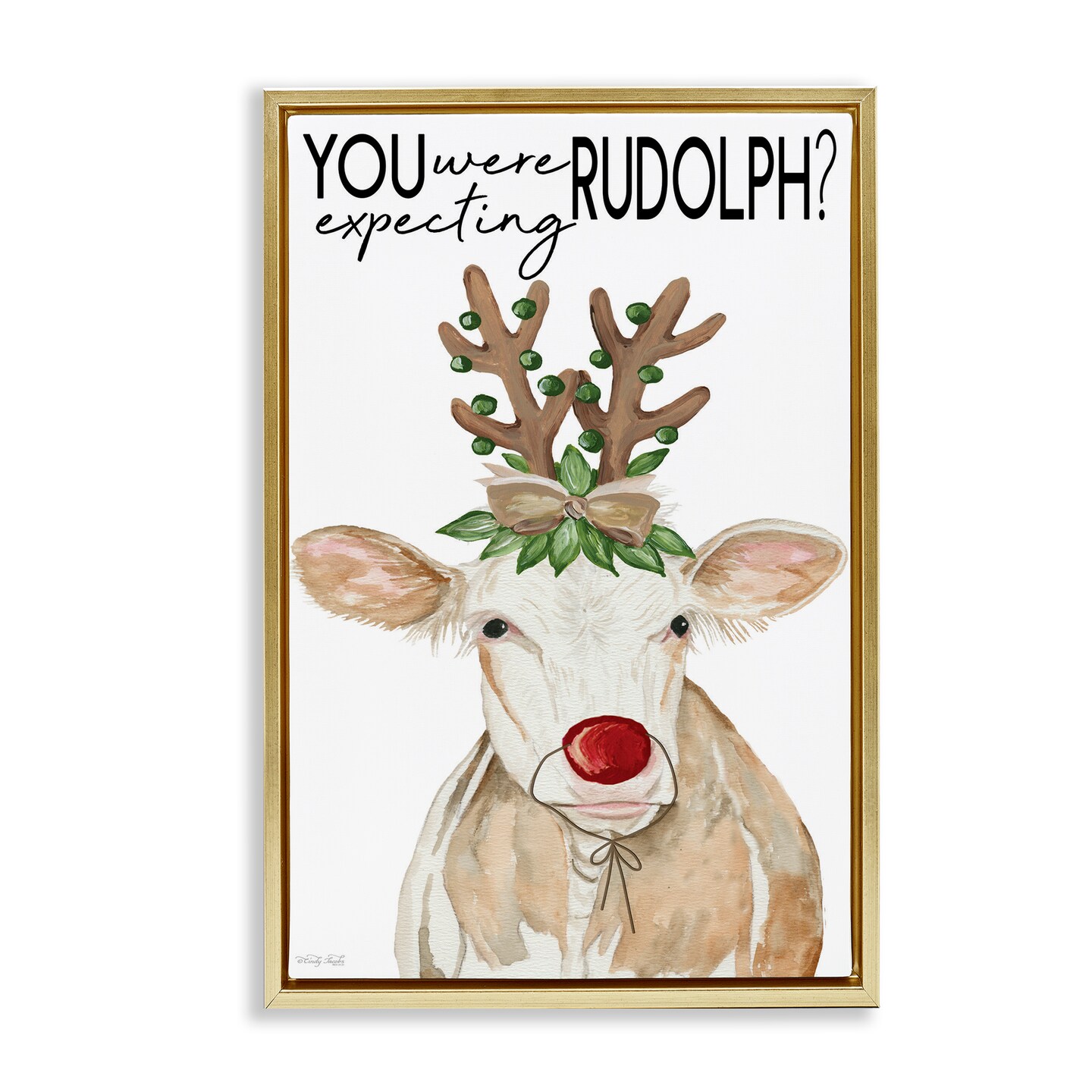 Stupell Industries You Were Expecting Rudolph Floating Frame, design by ...