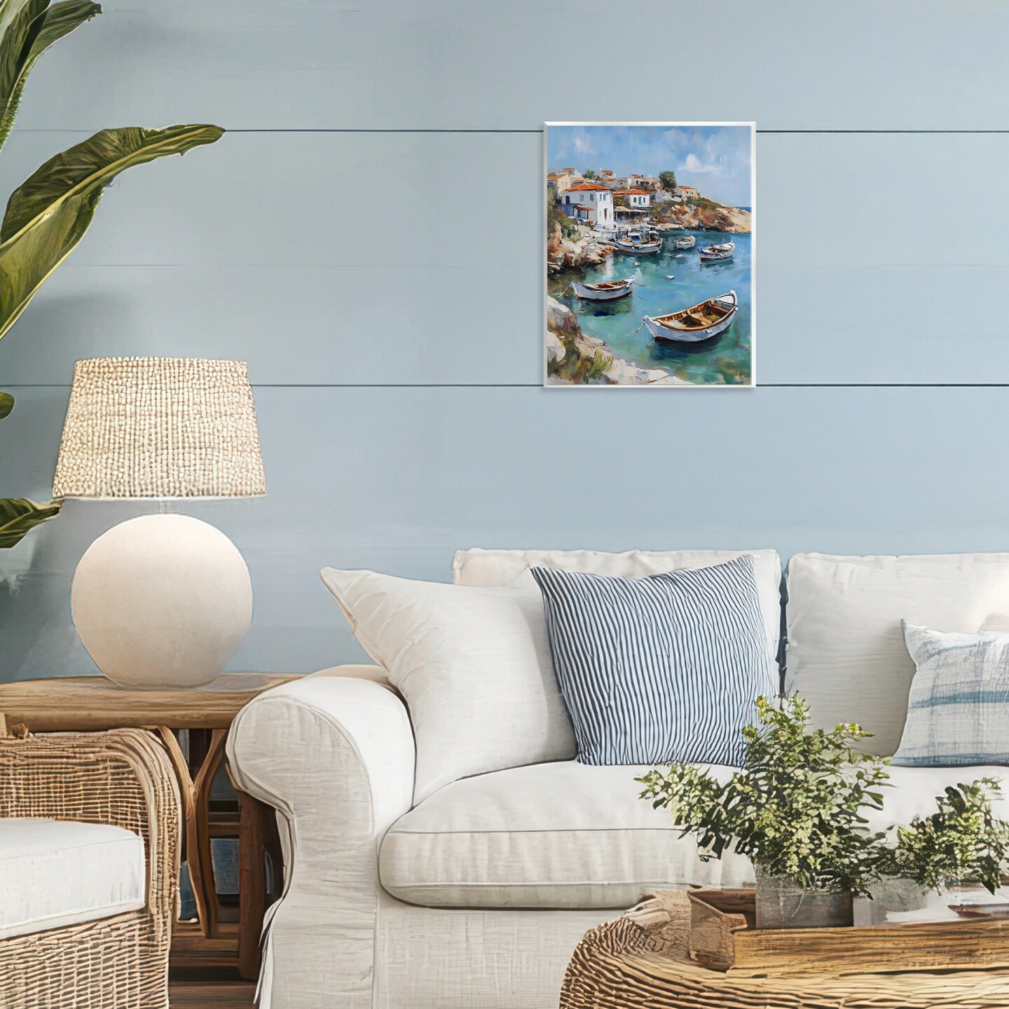 Stupell Industries Italian Village Boats Wall Plaque, design by Franklyn Gregory