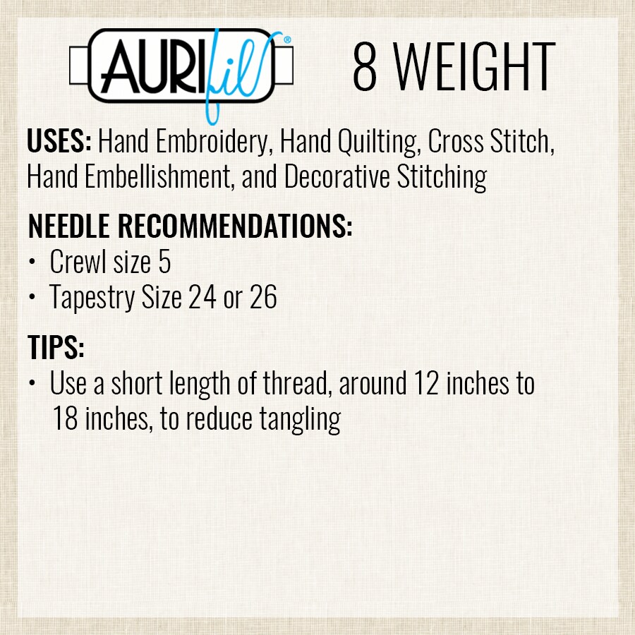 Rusty Orange (2240) | 8wt Small Spool (35M / 38Y) | Aurifil Thread