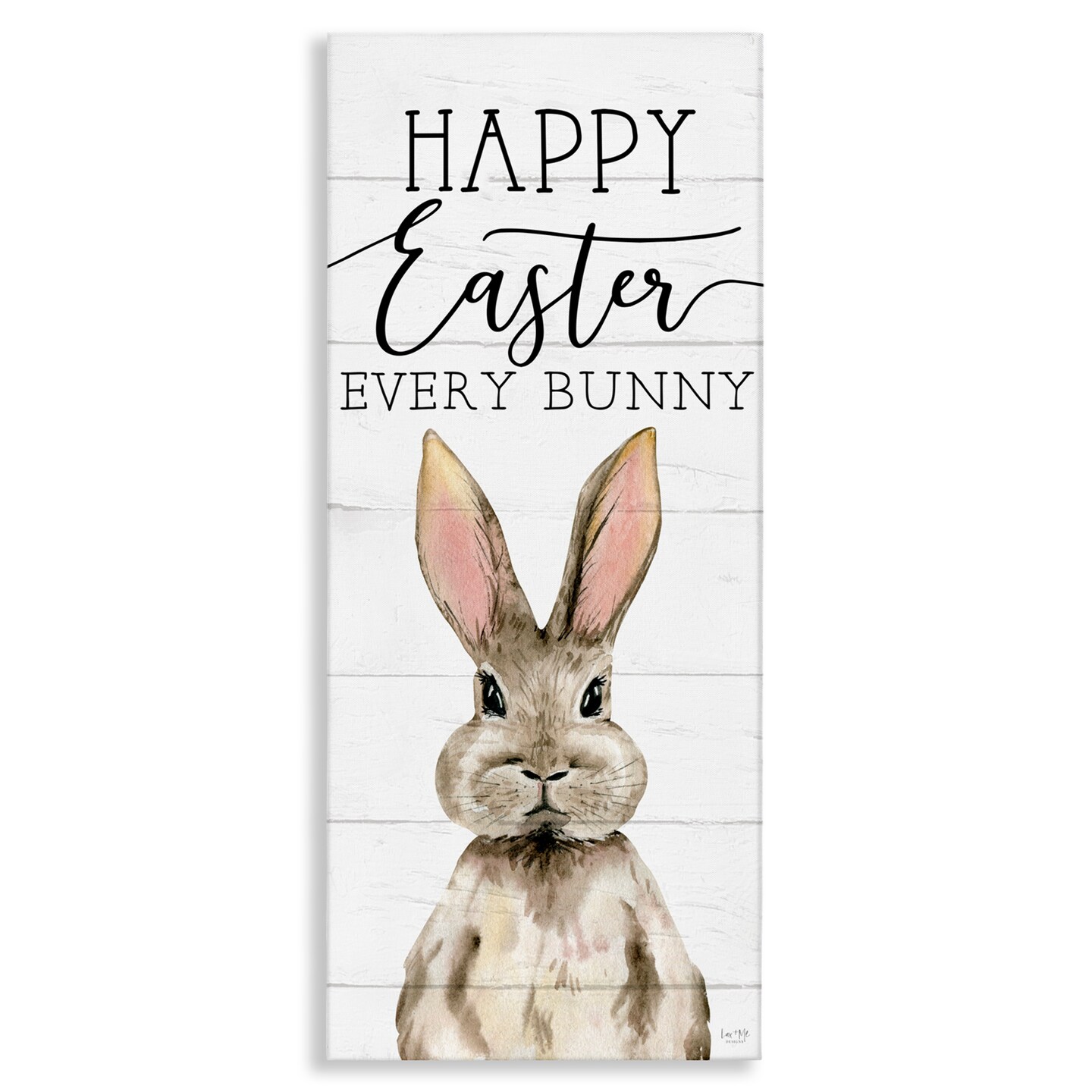 Stupell Industries Happy Easter Every Bunny Canvas, design by Lux + Me Designs