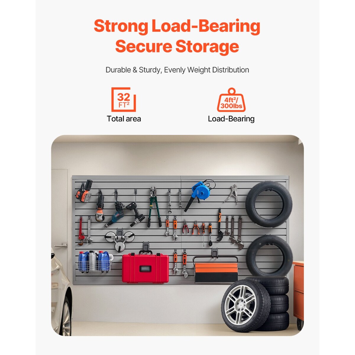 PVC Slat Wall Panel Modular Design Easy Install Adjustable Storage and Display Panel