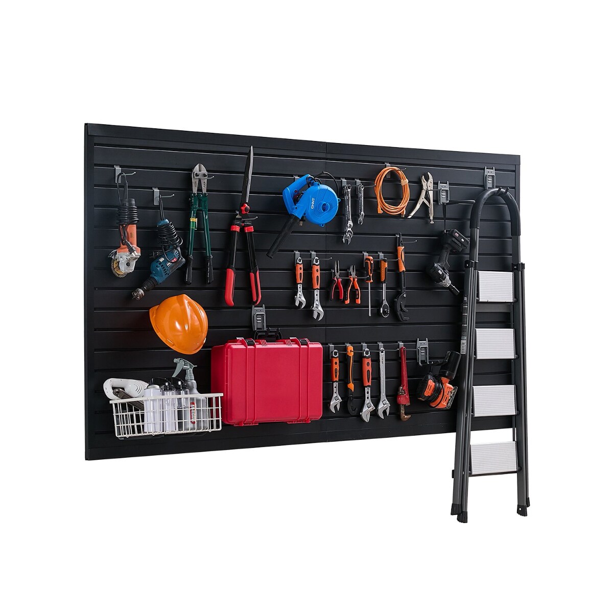 PVC Slat Wall Panel Modular Design Easy Install Adjustable Storage and Display Panel