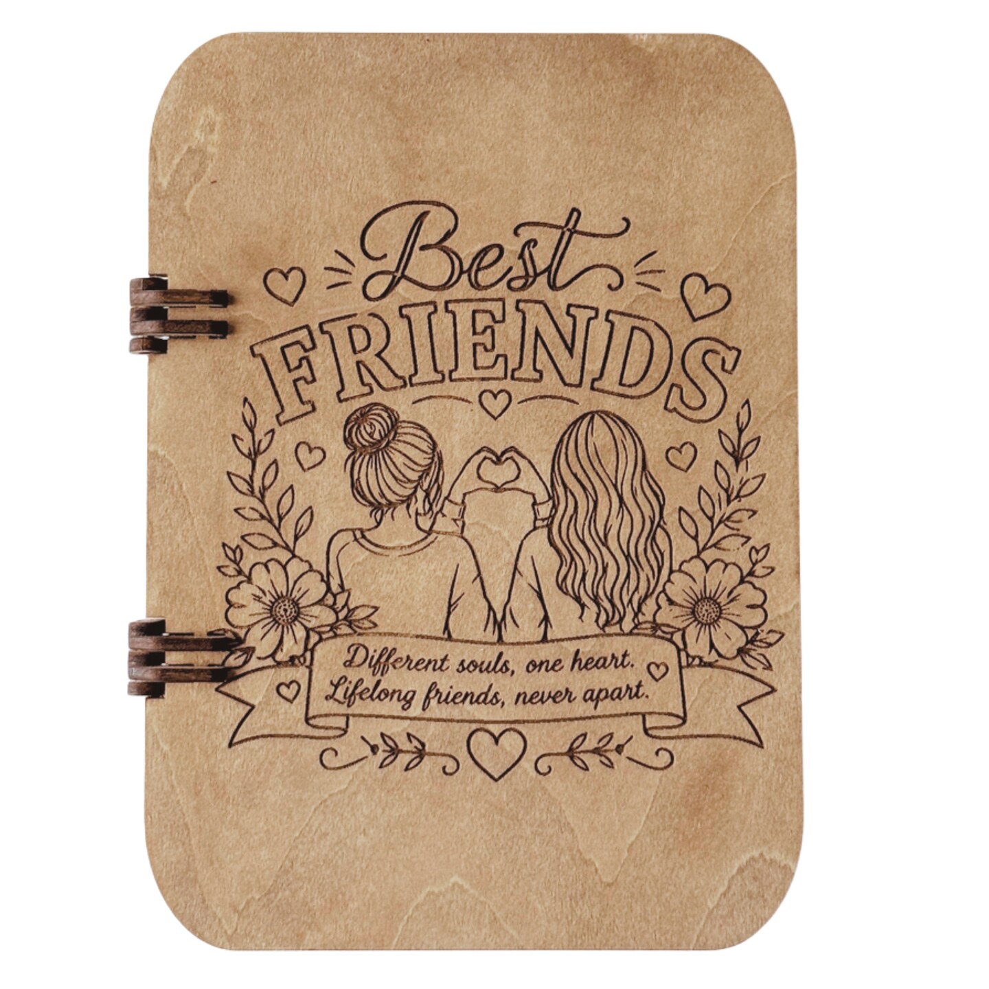 Best Friends Wood Greeting Card – 5
