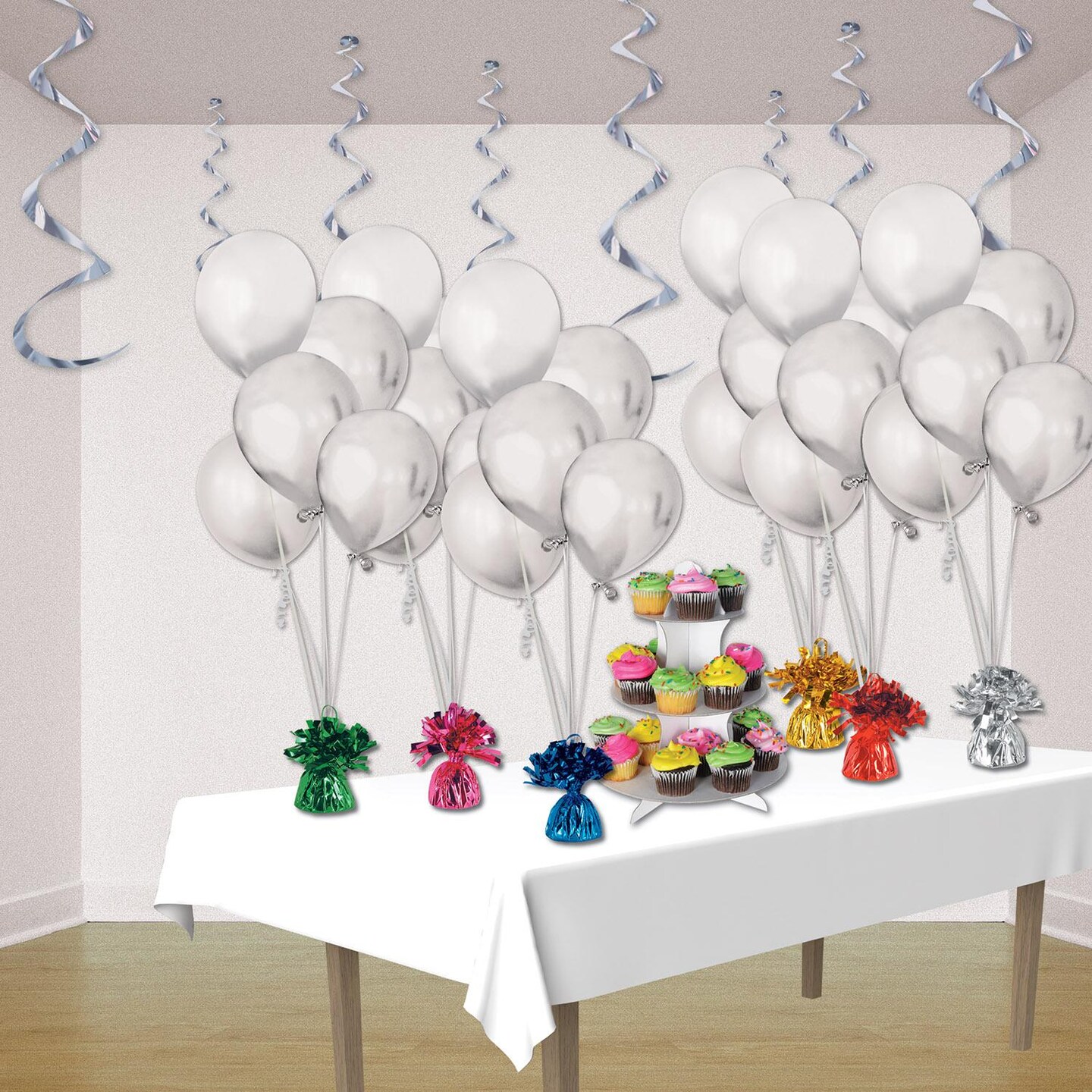 Beistle Metallic Wrapped Balloon Weight 12 Pack