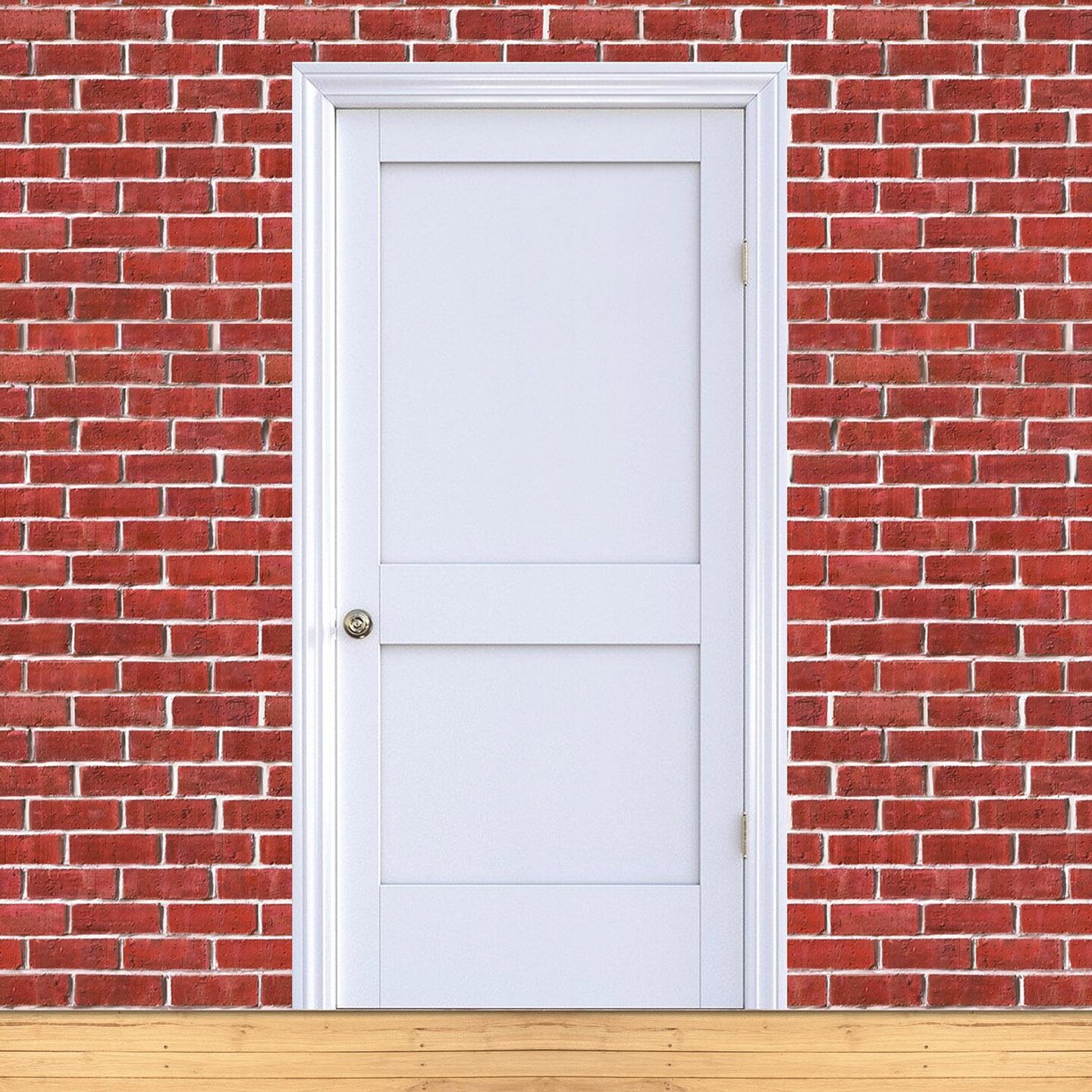 6 Pack Beistle Christmas Brick Wall Backdrop