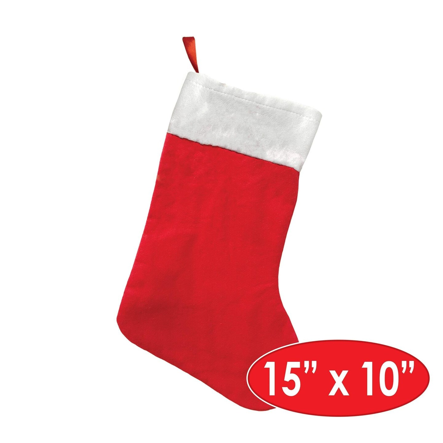 12 Pack Beistle Felt Christmas Stocking