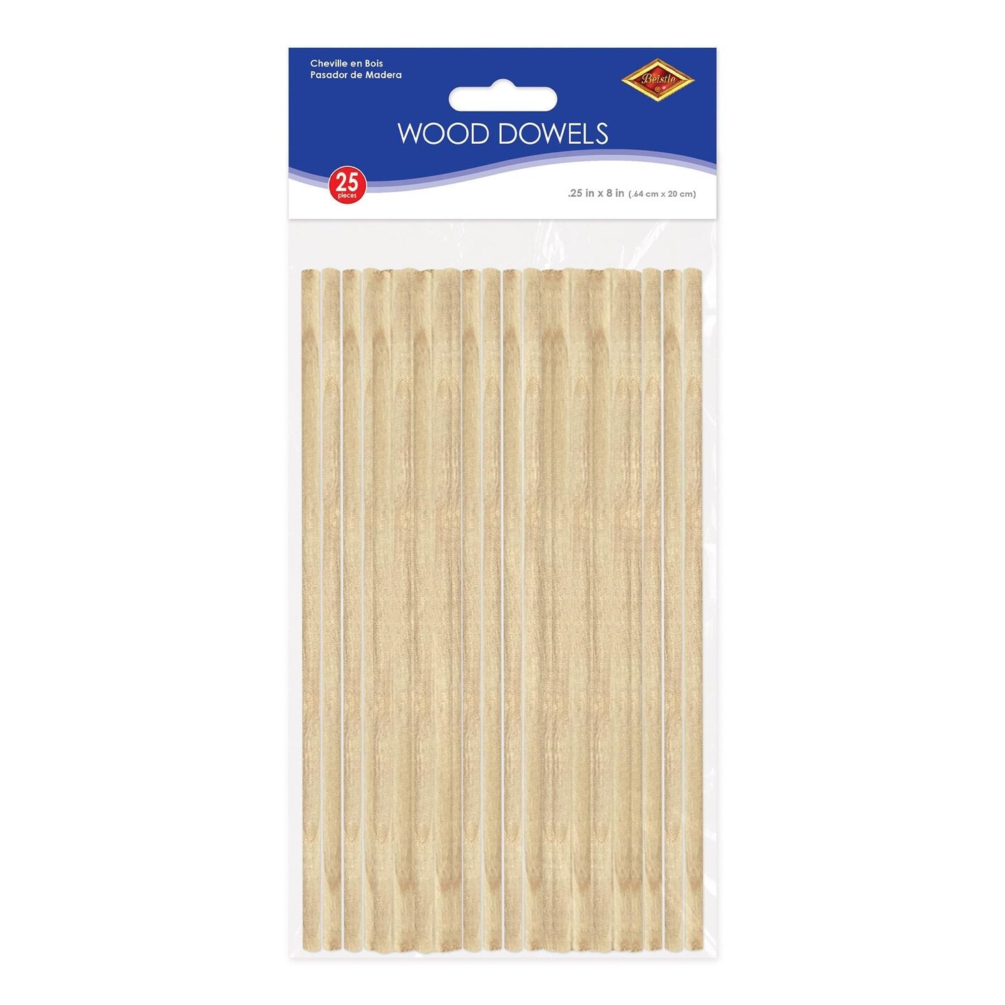 300 Pack Beistle Wood Dowels