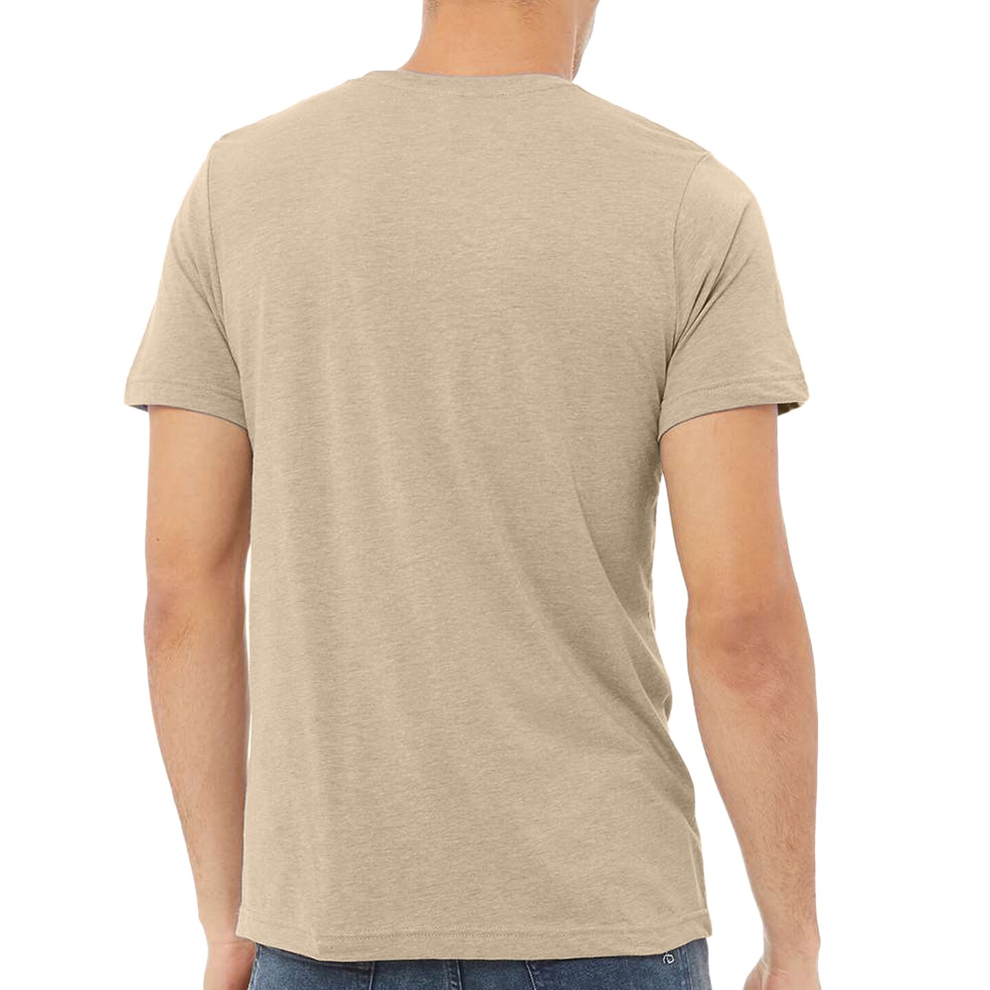 BELLA + CANVAS Adult's Triblend Tee, Crewneck Crafts & Printing Value Shirt