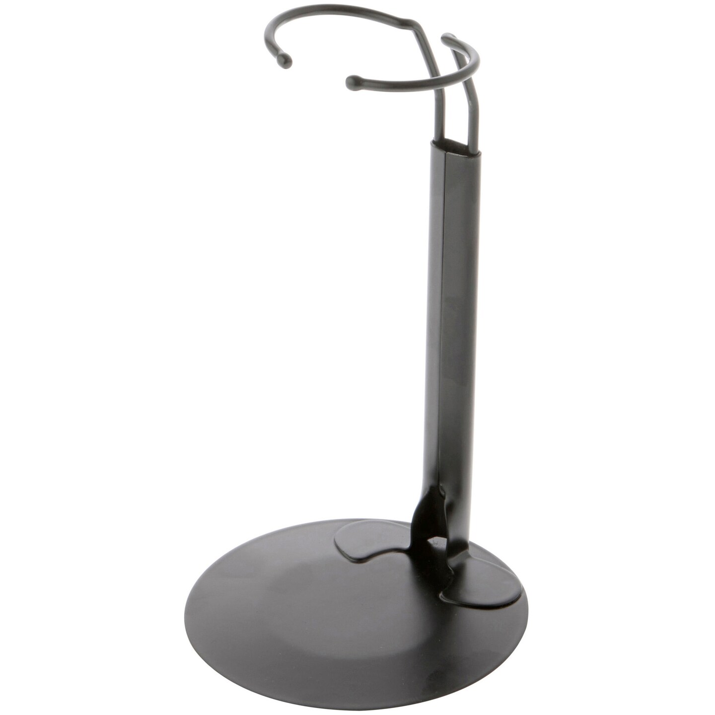 Plymor DSP-60B Black Adjustable Doll Stand, fits 10, 11, 12, 13, and 14 inch Dolls or Action Figures, Waist is 2&#x22; - 2.5&#x22; wide, 5.5&#x22; - 7&#x22; around