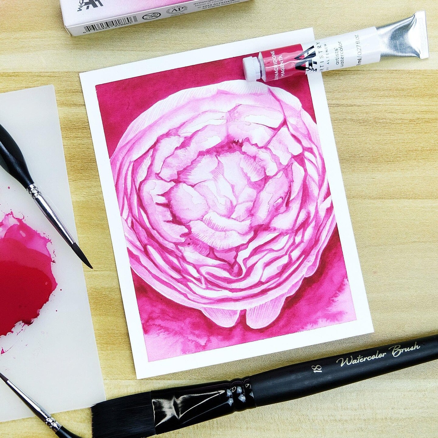 Artists&#x27; Watercolor Tube - Quinacridone Magenta